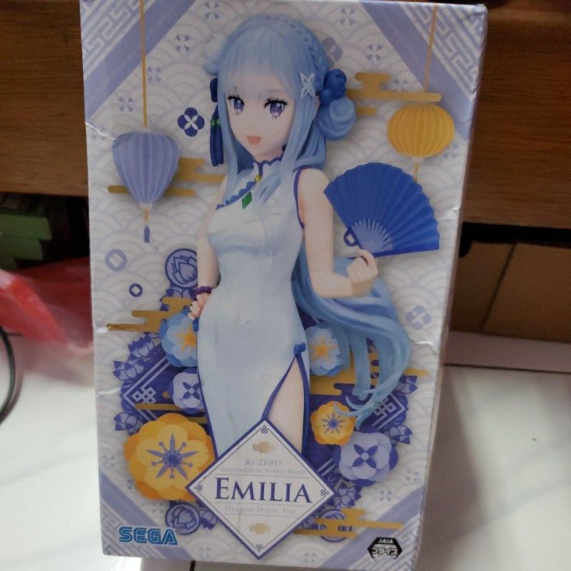 RE:從零開始的異世界生活 SEGA 愛蜜莉雅 愛蜜莉亞 EMILIA 旗袍 公仔 日版