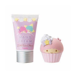 三麗鷗 雙子星蛋糕護唇膏護手霜組禮盒／蛋黃哥 凱蒂貓 hellokitty 生日 聖誕節 交換禮物【b＆b 幸福雜貨】