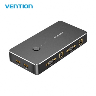 【VENTION】威迅DBE系列 VGA 二進一出 KVM切換器 品牌旗艦店 公司貨 顯示器 一拖二 共享器