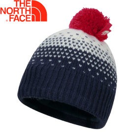 【The North Face 兒童 編織保暖帽 宇宙藍】2T6T/兒童帽/保暖帽/編織帽/毛帽/悠遊山水