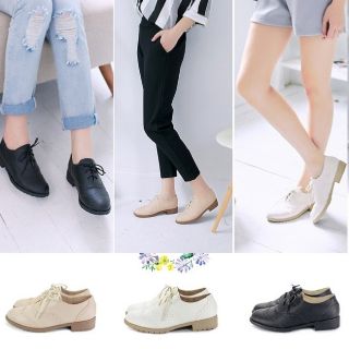 富發牌 FE77 牛津百搭質感低跟鞋 牛津鞋 低跟鞋 女鞋 23~25.5 版型偏小【果凍羽購物】
