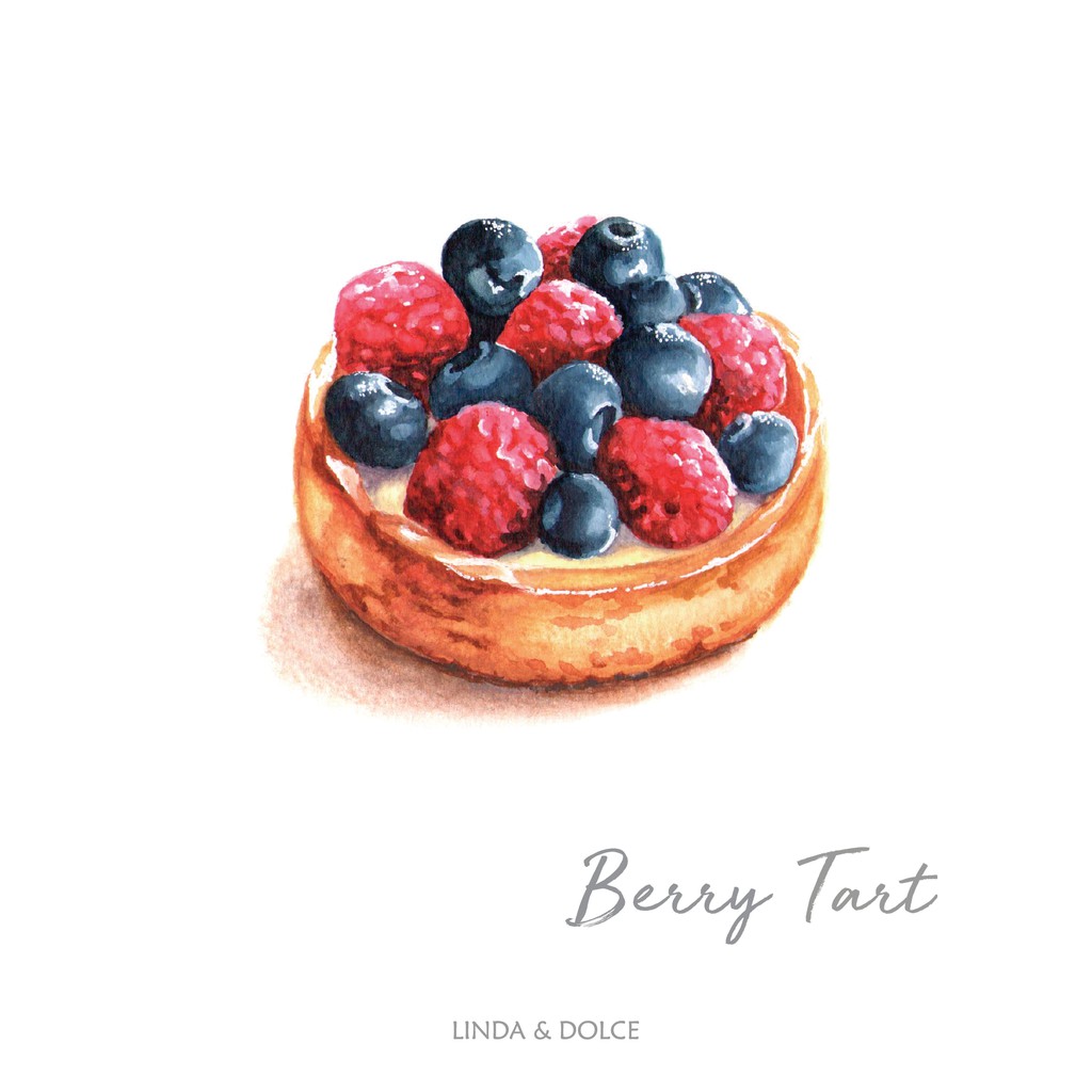 輕甜明信片 莓果塔 蝦皮購物