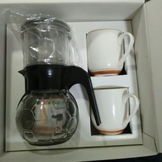 多功能泡茶器 泡茶壺 600cc +2個瓷杯