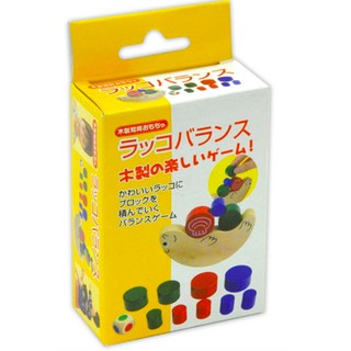 『現貨』日本 正版 海獺 平衡 積木 骰子 玩具 木頭 積木 限量 益智玩具