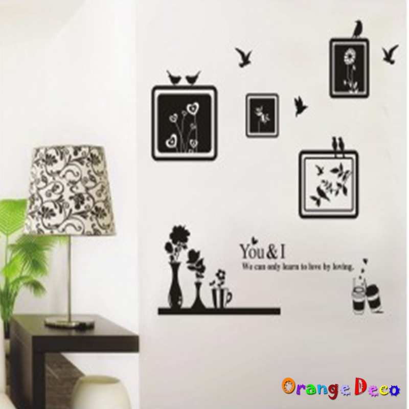 【橘果設計】藝術牆 壁貼 牆貼 壁紙 DIY組合裝飾佈置