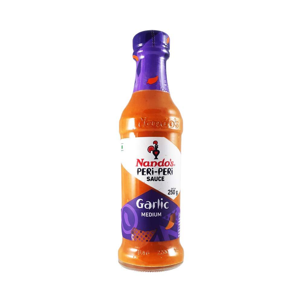 Nando's peri peri sauce 霹靂辣椒醬 霹靂辣醬-大蒜風味辣醬 250ml