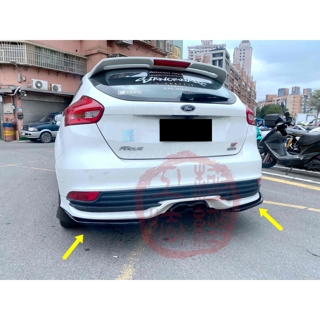 FOCUS MK3.5 ST後保用 兩片式 後保定風翼 後定風翼