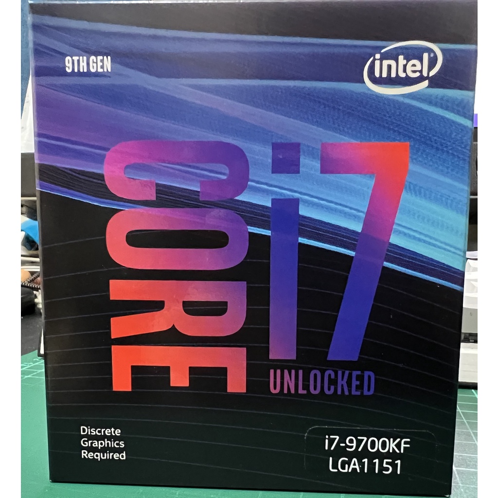 【全新】Intel Core i7-9700KF 全新盒裝 保固到2022年11月