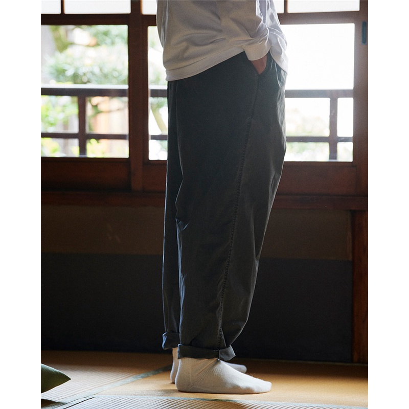 SSZ RAPWOOL PANTS ワイドスラックス beamsメンズ - スラックス