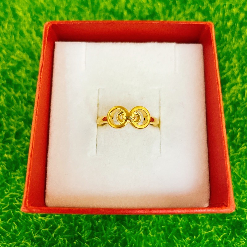 景福珠寶銀樓✨純金✨黃金戒指 藝術 固定圍 6D 造型 戒指