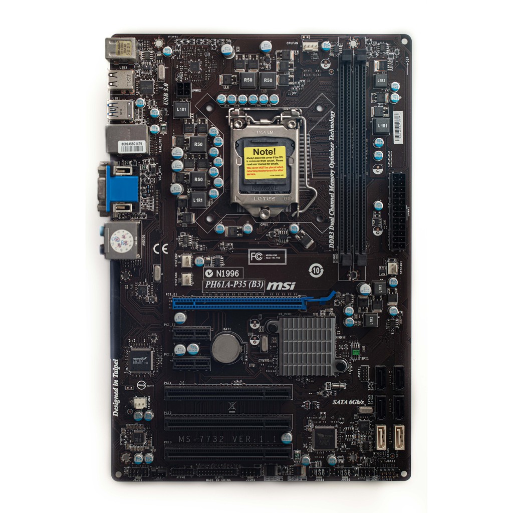微星 MSI PH61A-P35 1155主機板 intel core 二代 三代適用