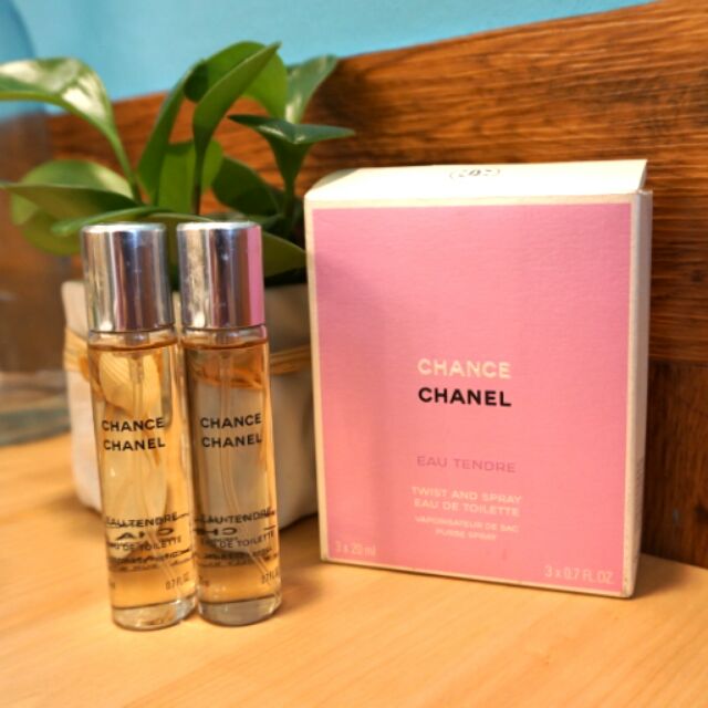 免稅店購入-Chanel 香奈兒 隨身香水粉紅甜蜜版 20ml 補充瓶