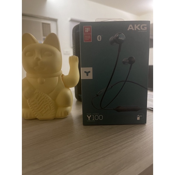 全新 自售 AKG Y100 Wireless 無線藍牙耳道式耳機 - 公司貨