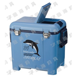 臨海釣具 24H營業 冰寶 24L休閒冰箱(附小蓋) TH-240 釣魚冰箱 露營
