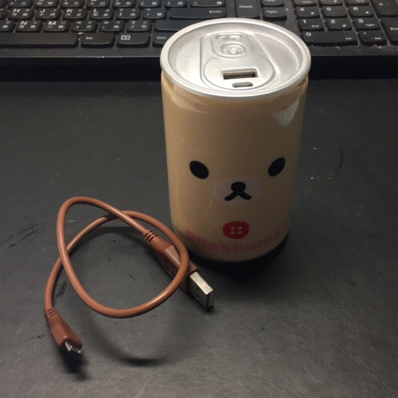 [全新] 拉拉熊 懶懶熊 牛奶熊 懶妹 Rilakkuma 大臉款 罐裝造型 行動電源 行充