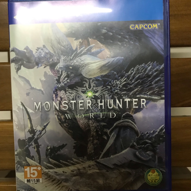 PS4魔物獵人世界中文版二手特典已用