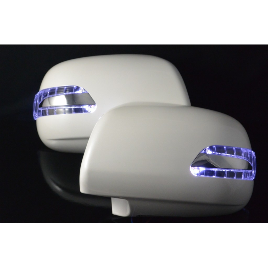 金強車業🚗TOYOTA HILUX SURF改裝部品 LED後視鏡外殼蓋+殼附照地燈 雙功能側燈 小燈 方向燈