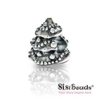 Sisibeads 純銀手鍊 適PANDORA潘朵拉soufeel Beads 純銀珠飾串珠 閃亮裝飾聖誕樹 荷蘭品牌