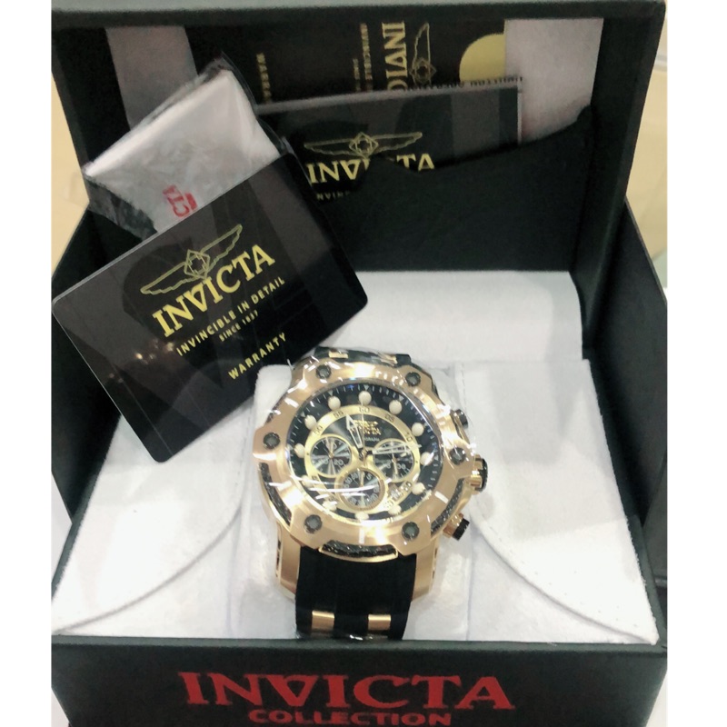 INVICTA （英威塔）鋼索系列三眼男錶