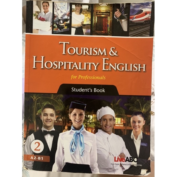 Tourism &amp; Hospitality English-Live ABC📚有筆記·二手書｜萬能科技大學 餐旅觀光英文