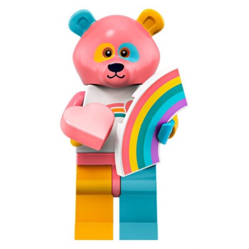 (現貨)  LEGO 樂高 71025 19代人偶包 #15號 彩虹熊 彩虹 動物