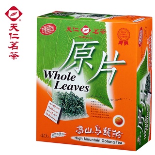 【天仁茗茶】高山烏龍茶原片袋茶茶包3gx40入/鮮綠茶原片袋茶茶包2.8gx40入