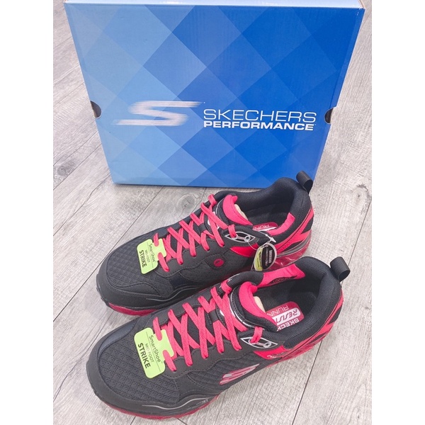 SKECHERS-999124BKRD 現貨 限量款 SRR系列 黑紅色 男生款式 綁帶 休閒鞋 運動鞋 氣墊鞋 健走鞋