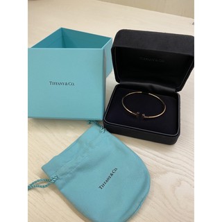 現貨 Tiffany & co T WIRE 玫瑰金手環 M號 馬上出貨 質感