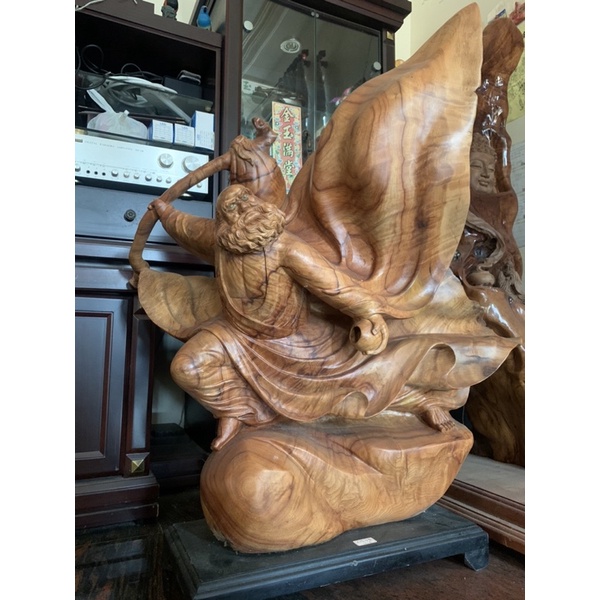 香樟達摩-木雕藝術品