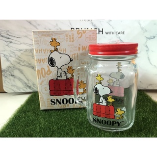 史努比 snoopy 梅森杯 玻璃杯 馬克杯 水杯 杯子 茶杯 臺灣製造