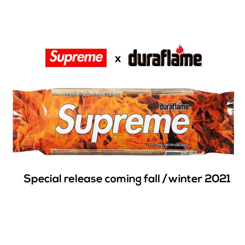 SUPREME x DURAFLAME FW21 FIRE LOD 柴火 營火 (1包2.04KG) 化學原宿