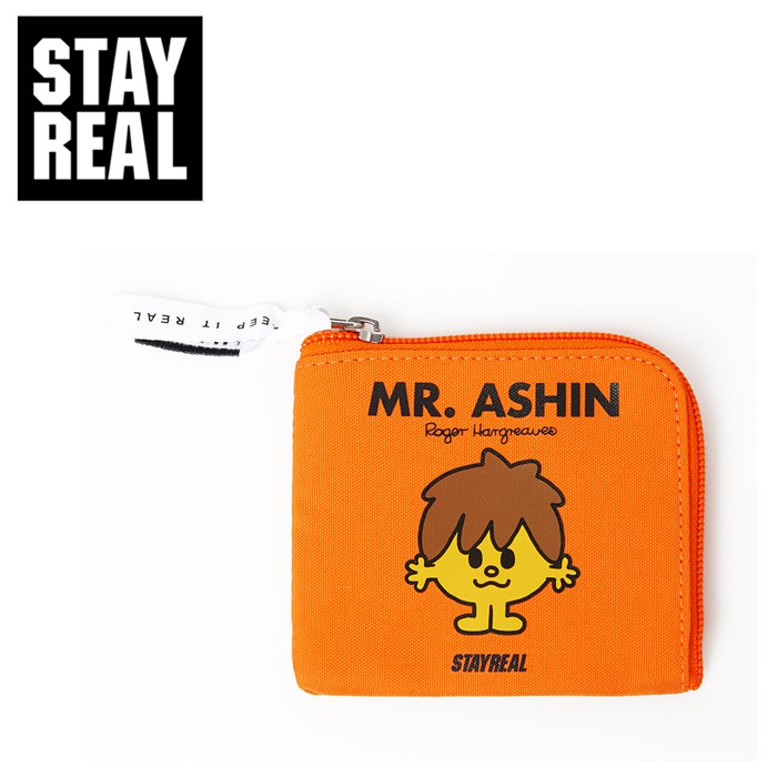 STAYREAL x MMLM - Mr. Ashin 零錢包 BA18005 橘色