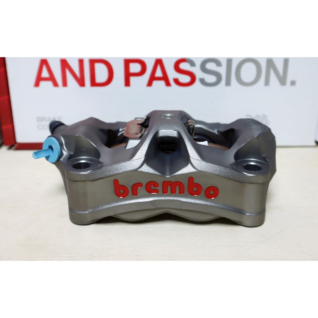 【ST】Brembo Stylema (左卡) 灰底紅 一體輻射卡鉗 孔距100mm M50/M50S/新M50