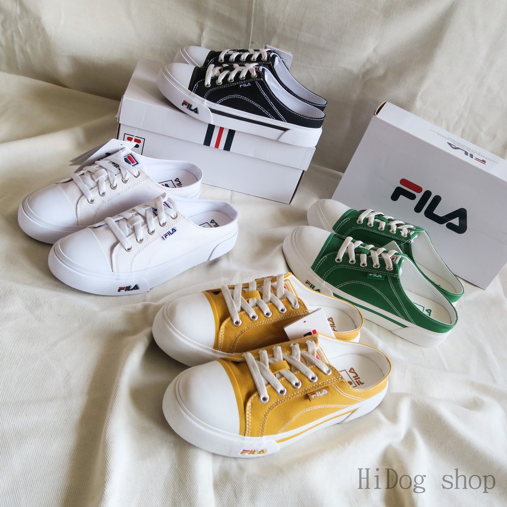 HiDog🐶Fila COMO Mule 五色 帆布 懶人鞋