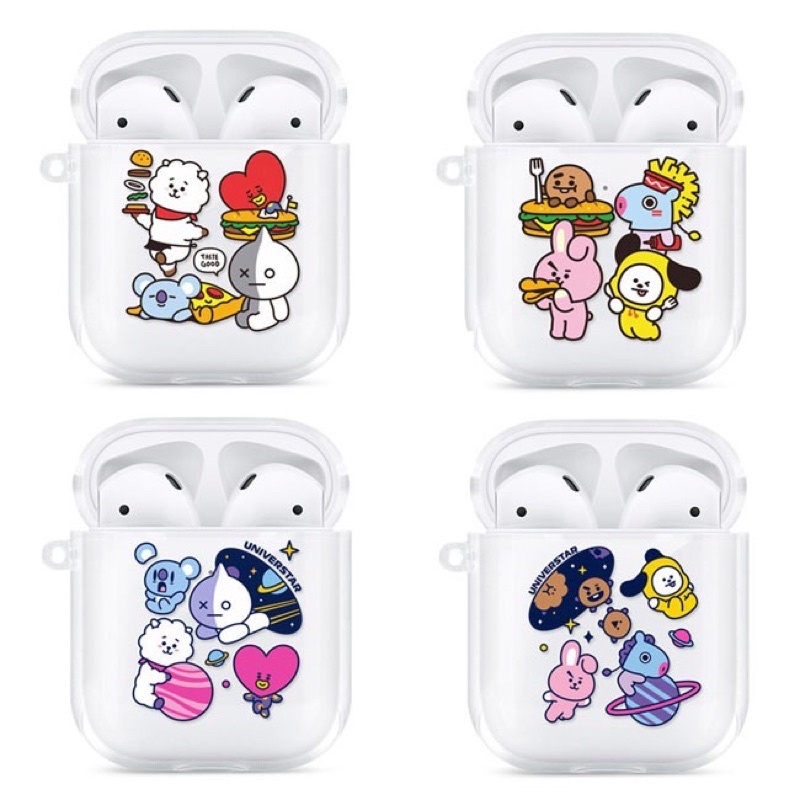 GARMMA 宇宙明星BT21 Airpods 1/2代保護套 二手全新 外太空B款