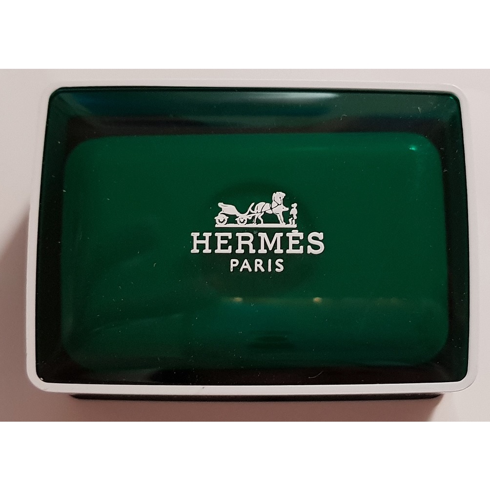 😘全新未用現貨 Hermes愛馬仕 D'Orange Verte 橘綠之泉香皂50g😘含皂盒 國際航空版😘