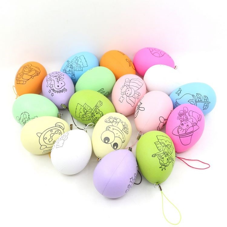 畫畫蛋 DIY 復活節彩蛋 彩繪彩蛋 復活節 雞蛋 彩色蛋 空白蛋 造型蛋 仿真雞蛋 立蛋【T110024】