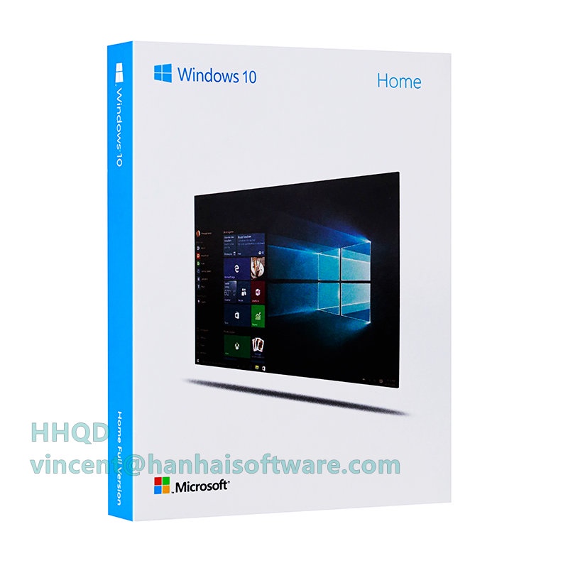 微軟 Win 10 Home 家用版 Windows系統 英文版 支持繁體中文 USB 正版彩盒
