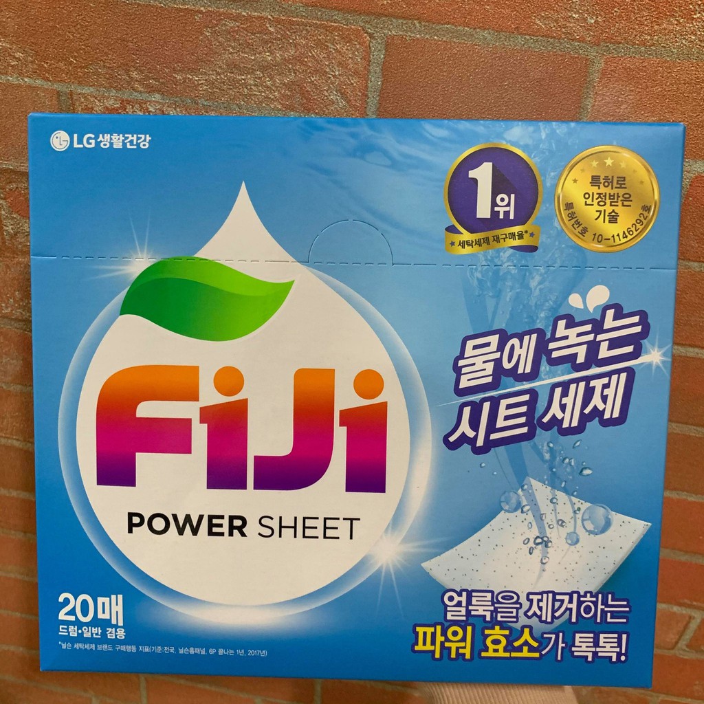 韓國 LG FiJi飛漬一紙淨酵素洗衣紙