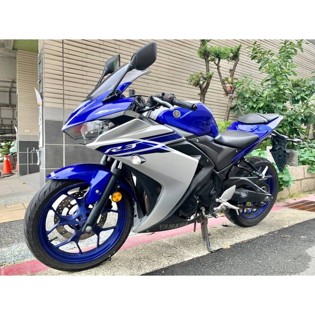 YZF-R3YAMAHAABS二手檔車中古車配合全額.超額.學生貸款強力過件白牌黃牌紅牌仿賽街車大型重機滿18即可辦理