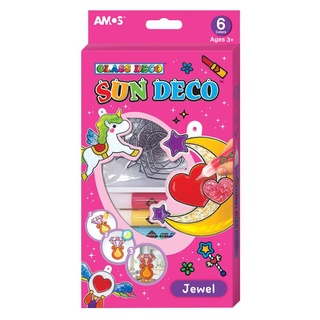 AMOS 6色飾品集模型版DIY新款玻璃彩繪組 eslite誠品