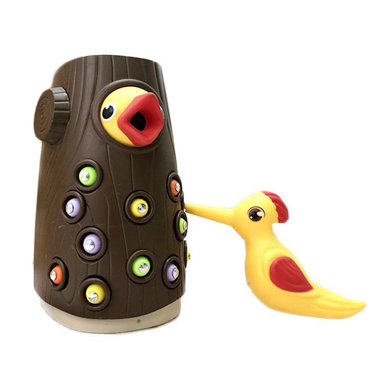 《萌趣樂園》單人啄木鳥醫生LS-29/捉蟲啄木鳥/益智玩具/磁吸玩具