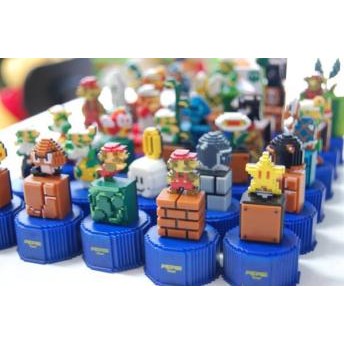 日本直送 百事可樂 超級瑪莉 瑪莉歐 瓶蓋 公仔 食玩 玩具 全30隻 已拆封美品!!