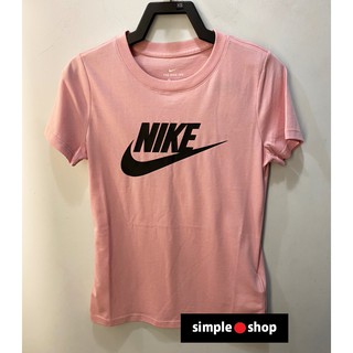 【Simple Shop】NIKE NSW 運動短袖 基本款 大勾 NIKE 短T 粉紅色 女款 BV6170-632