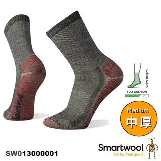 【速捷戶外】Smartwool 美麗諾羊毛襪 SW013000001 中級減震行徒步中長襪(黑)-中性款,登山/健行