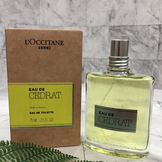 loccitane 歐舒丹 都會男士淡香水75ml 附原廠紙袋*cc美妝代購*