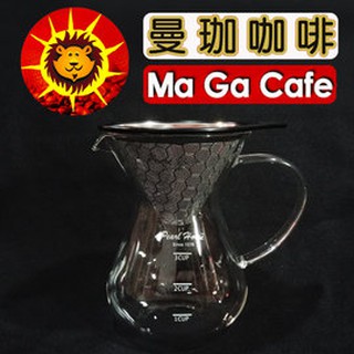 【曼珈咖啡-第四波咖啡】日本寶馬 巴魯尼不鏽鋼濾網咖啡壺(雙網)
