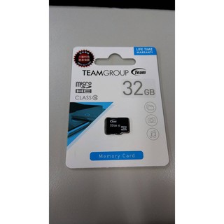 全新 Team 十銓科技 Micro SDHC 32GB Class10 高速記憶卡