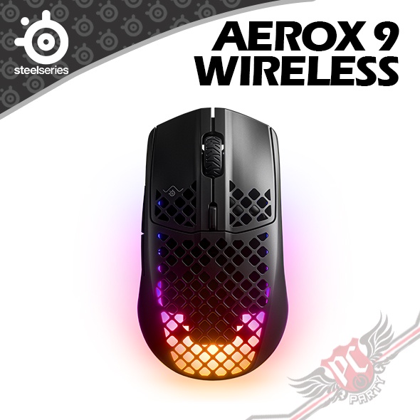 SteelSeries 賽睿 AEROX 9 無線電競滑鼠 PCPARTY