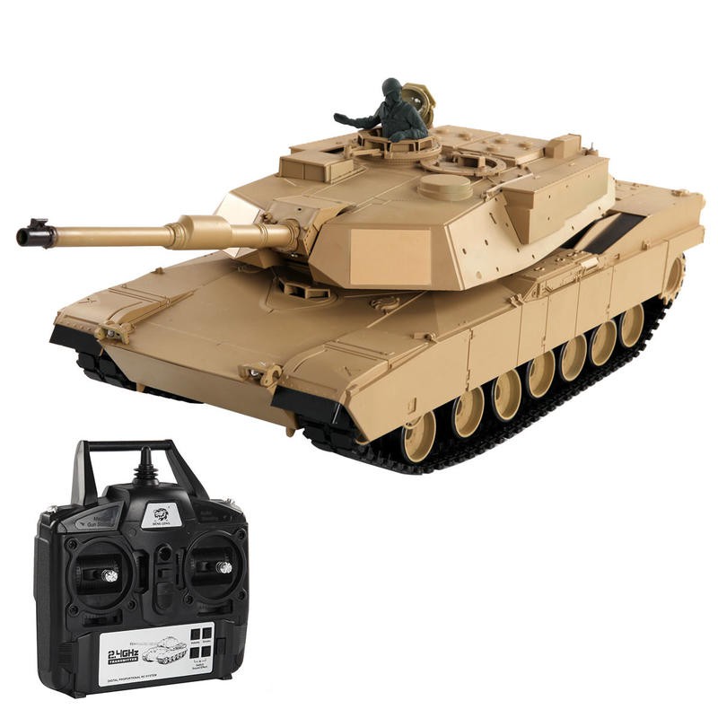 天母168 全新 恆龍1:16 美軍M1A2坦克戰車 3918-1 新款2.4G 冒煙 聲光  7.0 最新機板